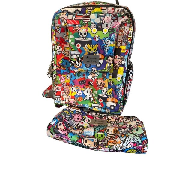 Tokidoki x Ju-Ju-Be MiniBe Sushi Cars Backpack with Crossbody Pouch - Picture 1 of 9